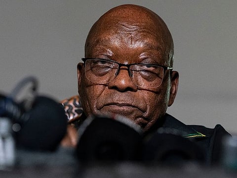 Former South African President Jacob Zuma.