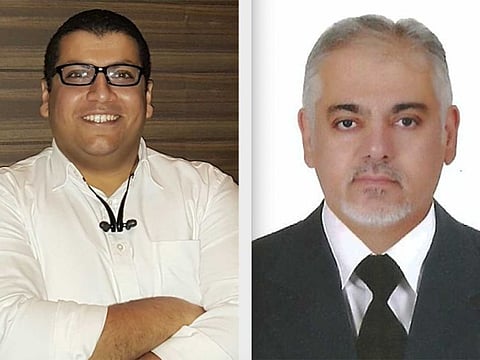 Mahmoud, an Egyptian expat (left) and Saeed from Bahrain, share Dh1M second-tier prize in the latest ‘Mahzooz’ draw in Dubai this week.