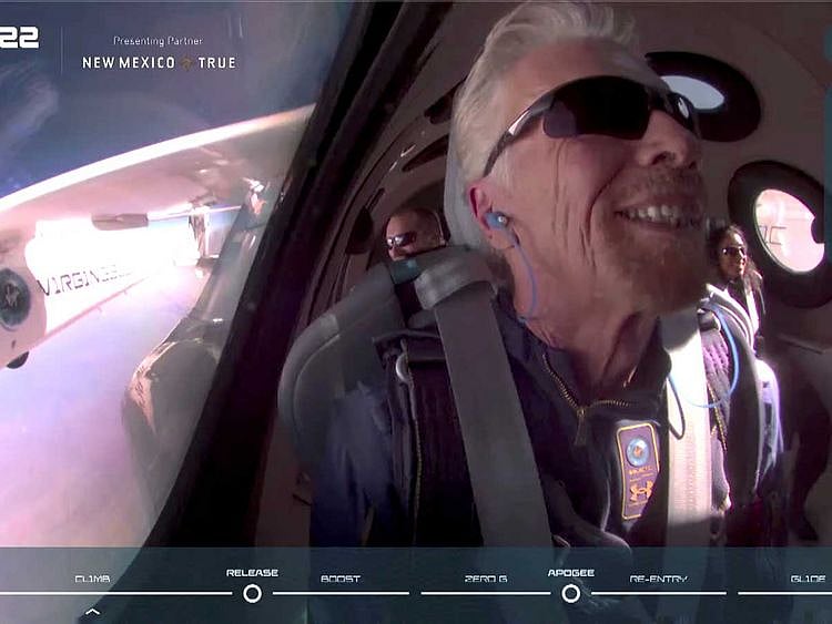 Billionaire Richard Branson Virgin Galactic