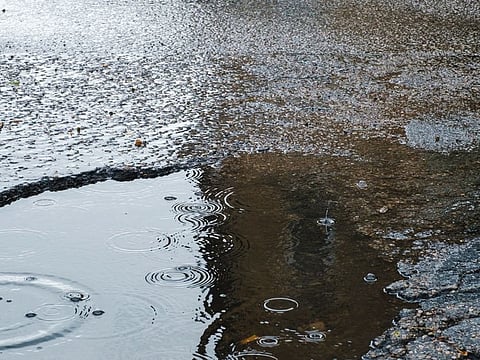 Rain and potholes go together in several Indian cities 