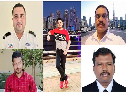 The five winners of the latest Mahzooz draw