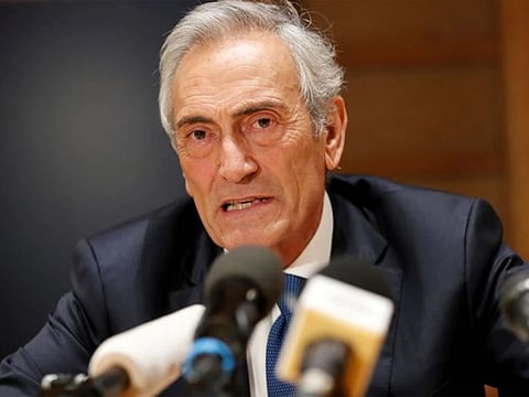 Italian Football Federation (FIGC) president Gabriele Gravina says Italy must improve the conditions of its stadiums before it bids to host any major footballing events.