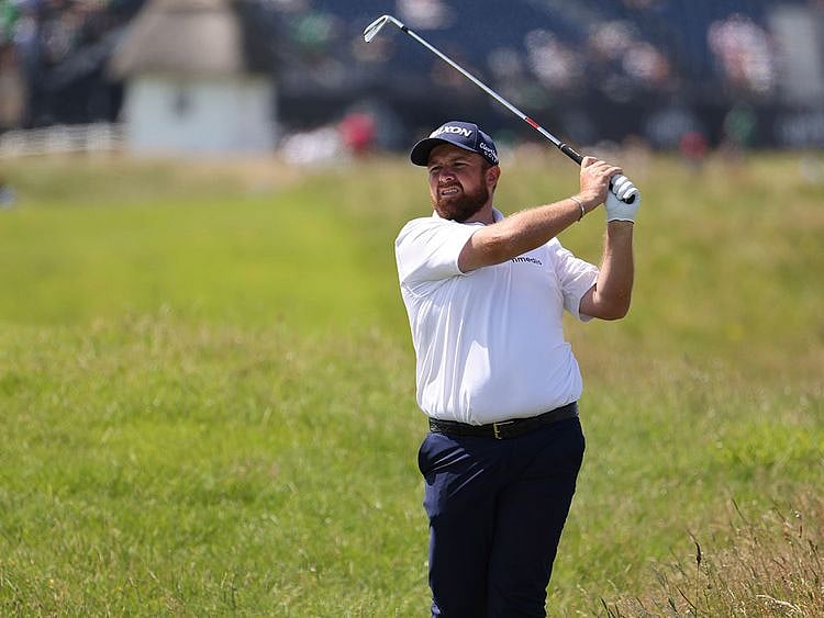 Shane Lowry in action at The Open