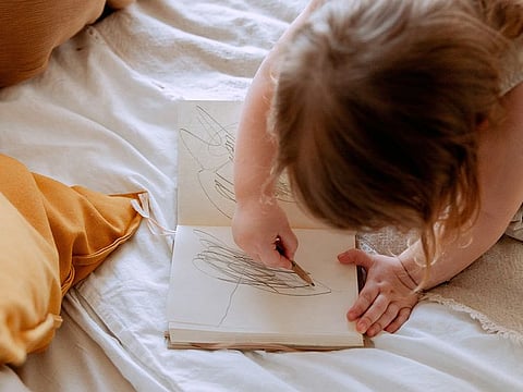 Developmental milestones for an 18-month-old baby. Picture used for illustrative purpose only