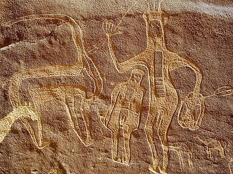 The rock art images of Saudi Arabia's Haima Cultural District have found a place on Unesco's World Heritage Site list.