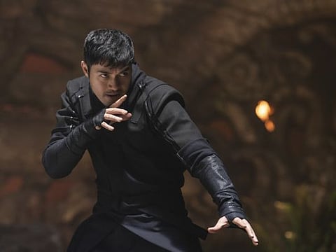 Henry Golding plays Snake Eyes in 'Snake Eyes: G.I. Joe Origins'.