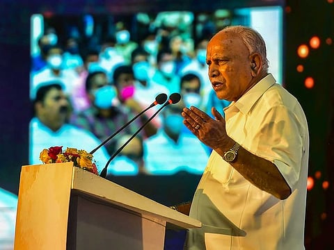 Former Karnataka Chief Minister BS Yediyurappa 