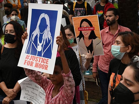 There has been a flood of support for the bereaved family in Pakistan and 'Justice for Noor' has been one of the top trends 