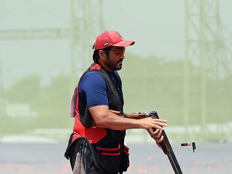 Saif bin Futtais at the Tokyo Olympics