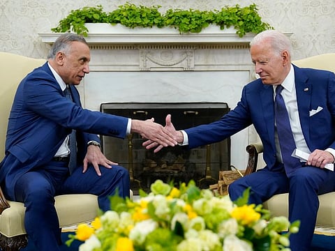 US President Joe Biden and Iraqi Prime Minister Mustafa Al Kadhimi seal agreement to end US combat mission in Iraq