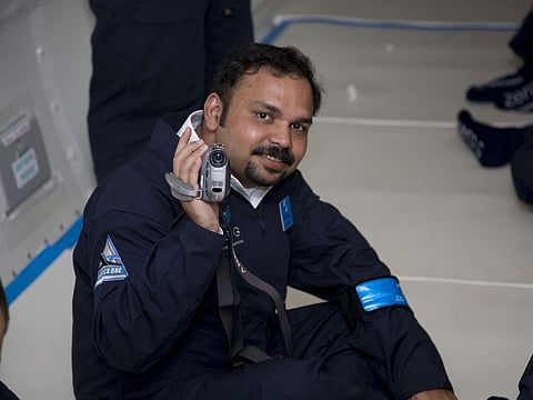 Kulangara ensured that he would get to document his space flight. He had it included in his contract years ago that he could take his own video equipment on the flight to document the one-of-a-kind trip. 