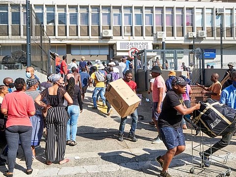 Thousands of looters attacked and pillaged businesses in South Africa following the arrest of Jacob Zuma
