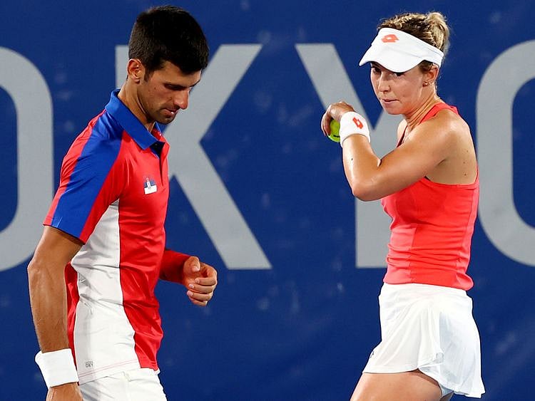 Tennis - Serbian pair