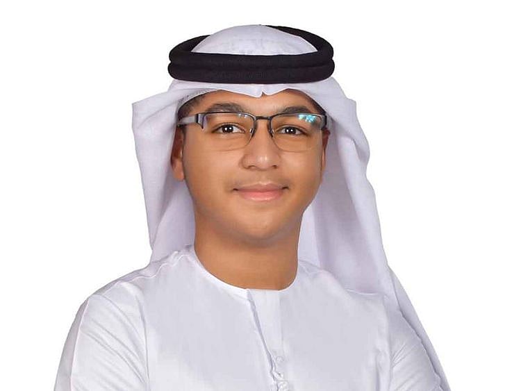Emirati teen Mayed Al Mer 