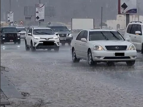 Rain in Masafi