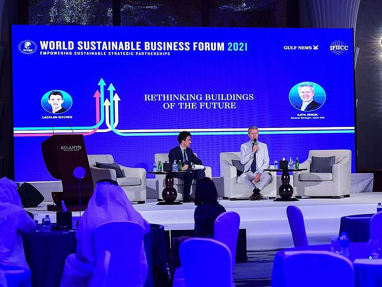 Kjetil Urheim, General Manager, Jotun UAE, talks about how the buildings of the future can be sustainable at the World Sustainable Business Forum 