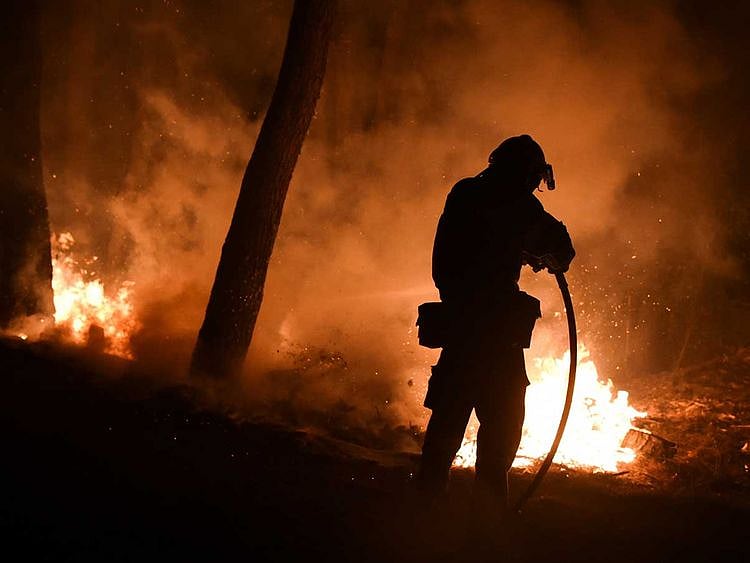 Greece wildfire