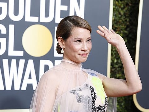 Lucy Liu arrives at the 76th Annual Golden Globes at the Beverly Hilton Hotel in Beverly Hills, California, on Sunday, Jan. 6, 2019.