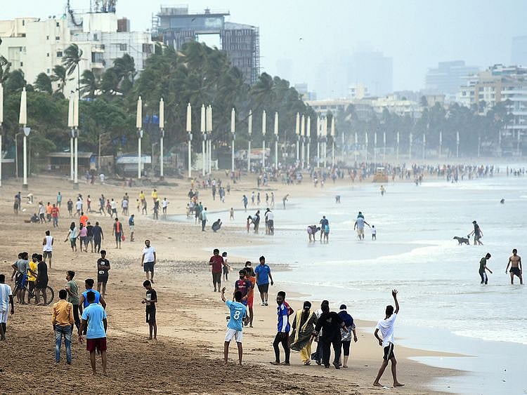 Climate change India beach