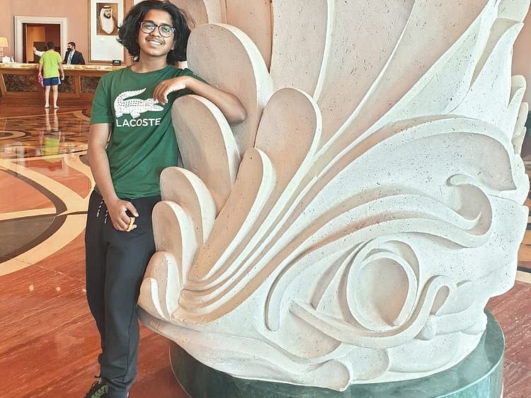 Derick Stanislaus Chettiar, 15, a grade 10 student of Emirates International School in Dubai, said he would love to see a world where there is no cruelty towards animals.