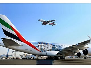 At Dubai Air Show, you can buy a piece of an A380, including the aircraft's tail fin