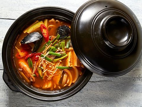 Watch: Here’s how to make Chef James Kang’s Korean spicy seafood hotpot at home