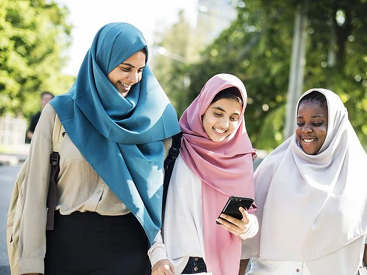 Stock Arab Youth students