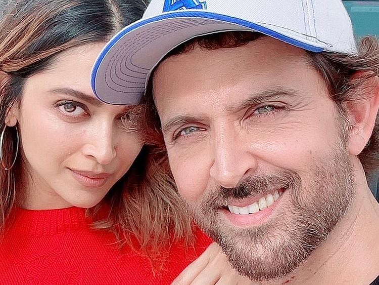 Deepika Padukone and Hrithik Roshan