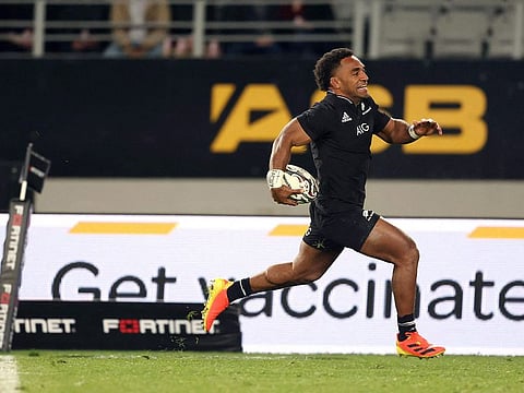 New Zealand's Sevu Reece runs away for 