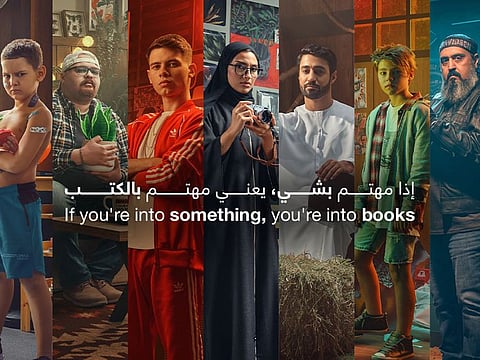 There's no excuse not to read: If you're into something, you're into books - that's the slogan of the Sharjah Book Authority global campaign