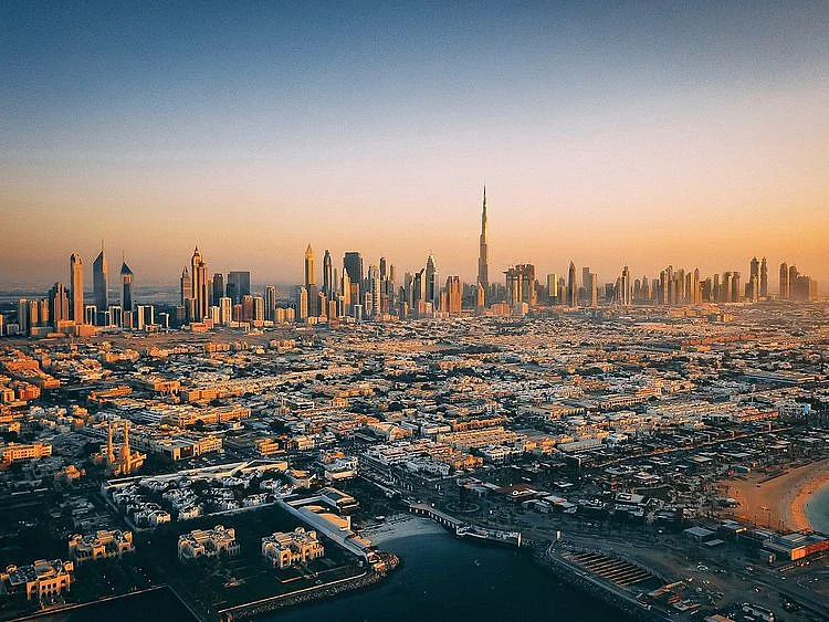 Stock Dubai skyline