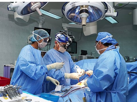 A specialised team at Sheikh Khalifa Medical City successfully completed the surgery on Mohammed Hazmi, in coordination with the Department of Health Abu Dhabi.