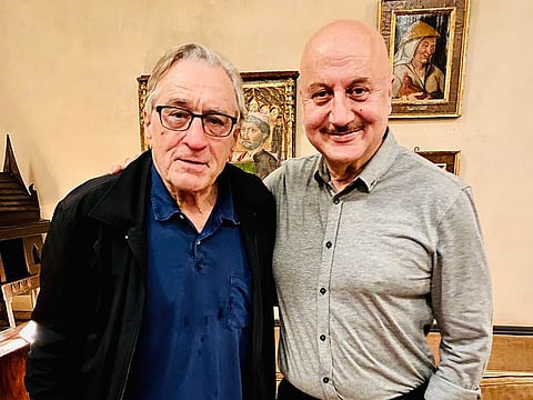 Robert De Niro and Anupam Kher