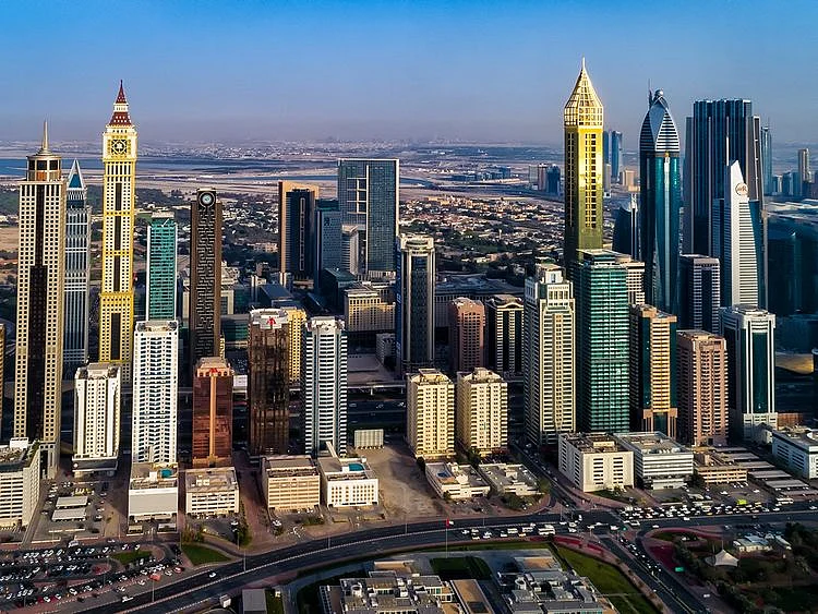 STOCK DUBAI PROPERTY SKYLINE
