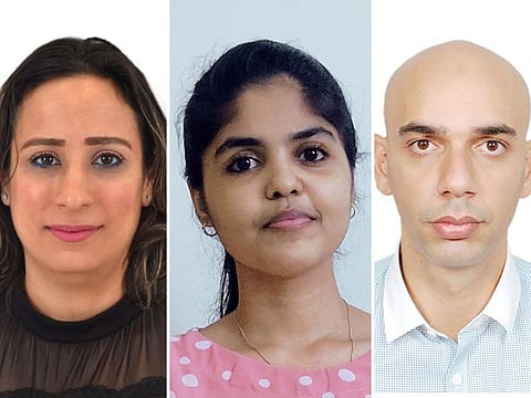 Joumana Geara, Anju Thomas and Ahmad Rady came in first, second and third, respectively, in Aster's 'Lose to Gain Challenge', an initiative to support its employees achieve a healthier lifestyle.