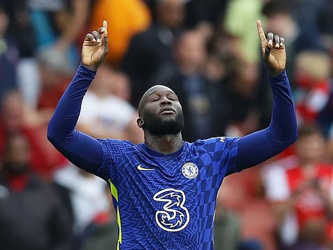 Chelsea's Romelu Lukaku after the match.
