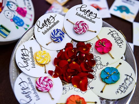 On Raksha Bandhan, a sister ties a ‘rakhi’ (an auspicious and decorative thread) around the wrist of the brother and prays for his long life, while the brother pledges to protect his sister. Over the years, this festival has became a symbol of protection and care provided to anyone who may be in need of it.