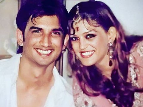 Sushant Singh Rajput with his sister Shweta Singh Kirti