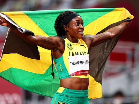 Olympic champion Elaine Thompson-Herah ran the second fastest women's 100m of all time at the Eugene Diamond League.