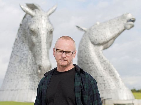 Scottish artist Scott has many famous works, including 'The Kelpies' outside Falkirk in Scotland