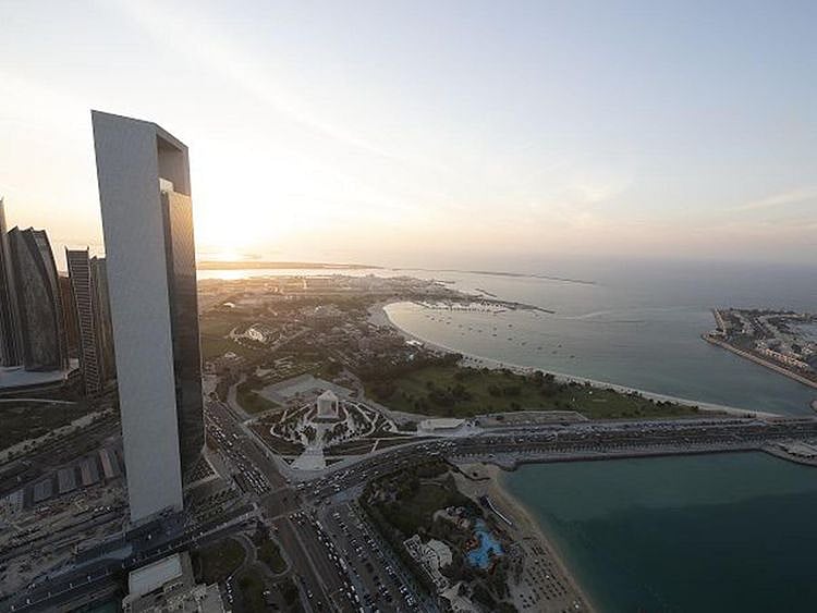 Stock Abu Dhabi skyline