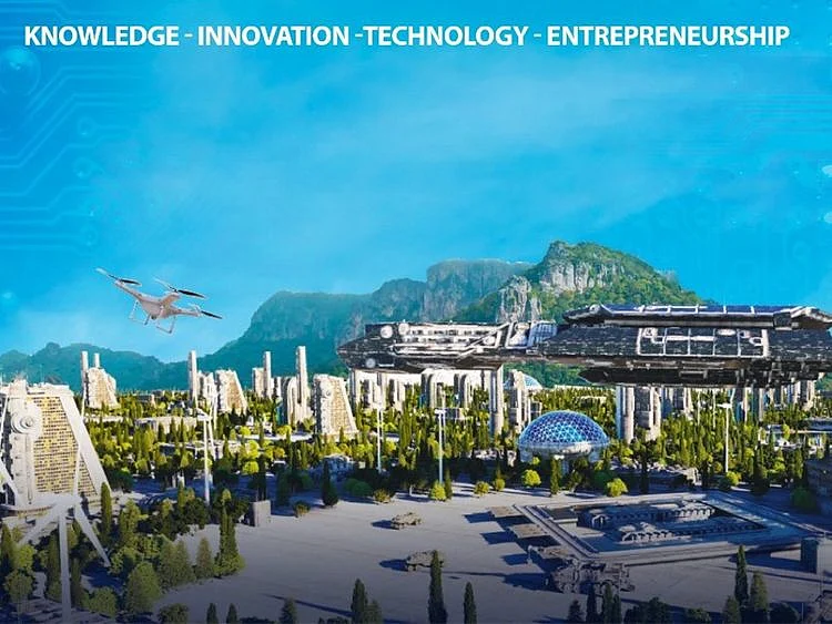  An artist's impression of a technology zone.