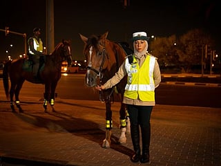 Meet Captain Halima Al Saadi — the first female mounted police officer in Dubai