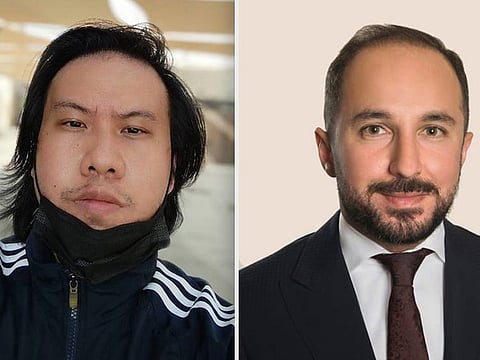 Allan (left) and Firas, two of the three joint winners in the latest Mahzooz draw in Dubai. 