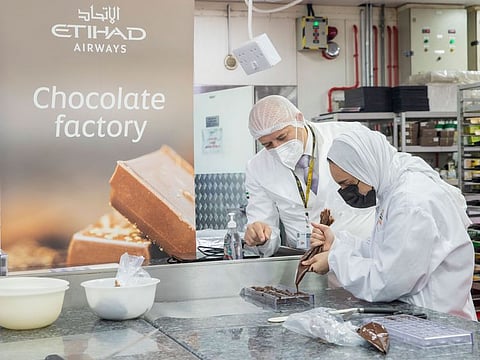 Women from ZHO will be trained by Etihad’s professional chefs from Etihad Catering to operate the chocolate factory and hand make chocolate.