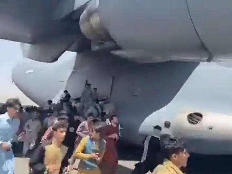  The Air Force said a C-17 crew decided to “depart the airfield as quickly as possible” that day because of the deteriorating security situation. US officials later found crushed human remains inside the wheel well. The Air Force has pledged a thorough investigation to “prevent a situation like this from happening again.”