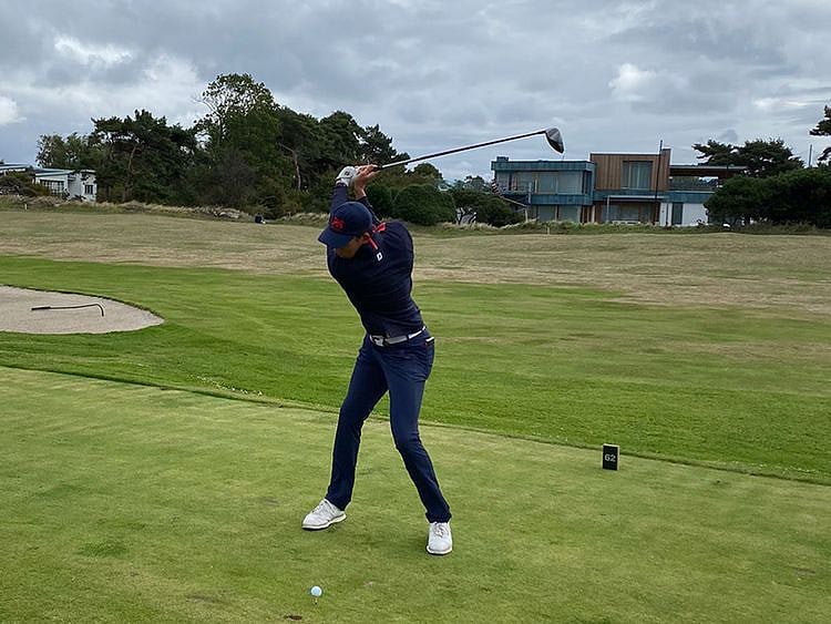 Josh Hill in action at the Jacques Leglise Trophy