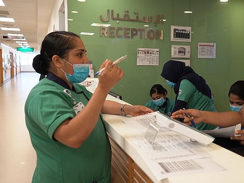 Anumol Jose walks in just in time to meet the night shift of nurses preparing to leave and the incoming morning shift