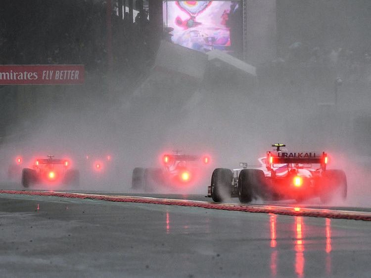 Rain destroys the Belgian F1 Grand Prix at the Spa-Francorchamps circuit