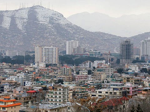 A general view of Kabul, Afghanistan. Afghanistan has seen a halt to much foreign aid since the Taliban movement’s takeover of the country last August.